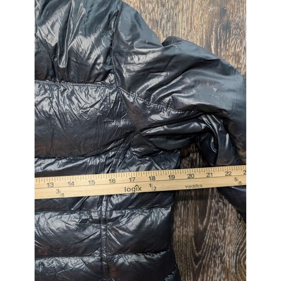 Nike Jacket Womens Small Black Long Puffer Quilted Parka Insulated Lightweight - Picture 10 of 11